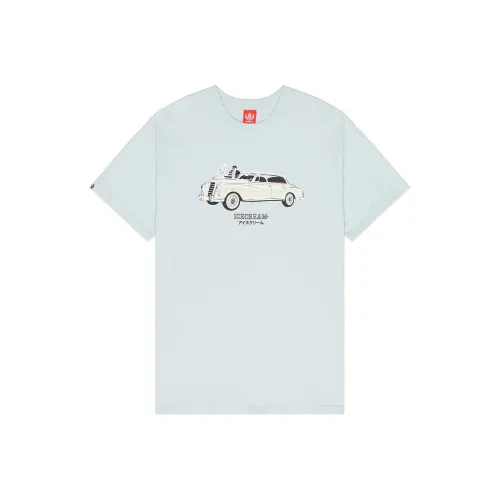 Мороженое Синий Мужской T-Рубашки