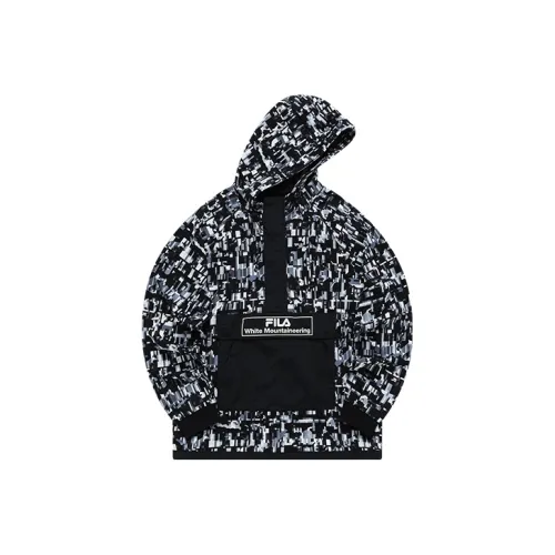 FILA FUSION X White Mountaineering Свитшот Мужской Черный Mosaics