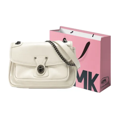 NOMK ПУ (полиуретан) Цепь Сумка-хобо Подмышечный Тоут Сумка для поездок Сумка через плечо Стандартная Женская Черная Белая