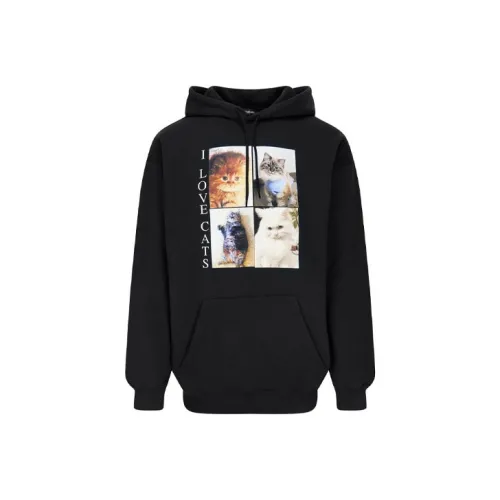 Balenciaga Свитшот Свободного кроя Мужской Черный