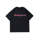 Чёрный (Розовый принт)