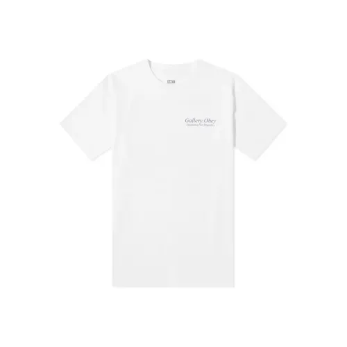 OBEY Белая Мужская T-Рубашка