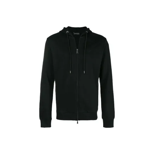 EMPORIO ARMANI Черные Мужские Свитшоты