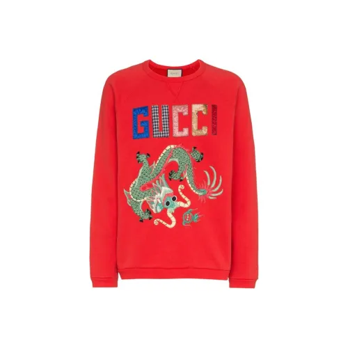 Gucci Red Мужские Свитшоты