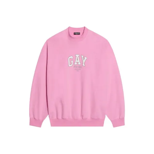 BALENCIAGA Розовый Унисекс Свитшоты