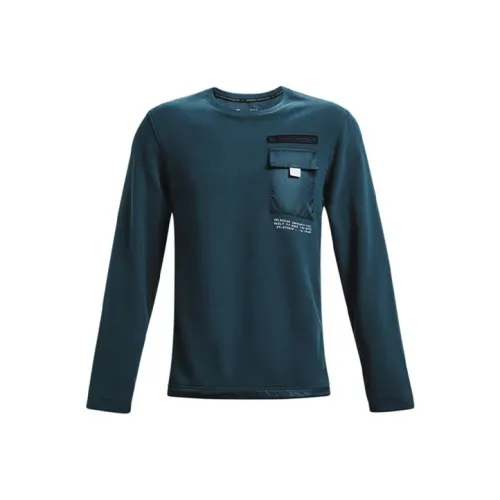 Under Armour ColdGear Синий Мужской Свитшот