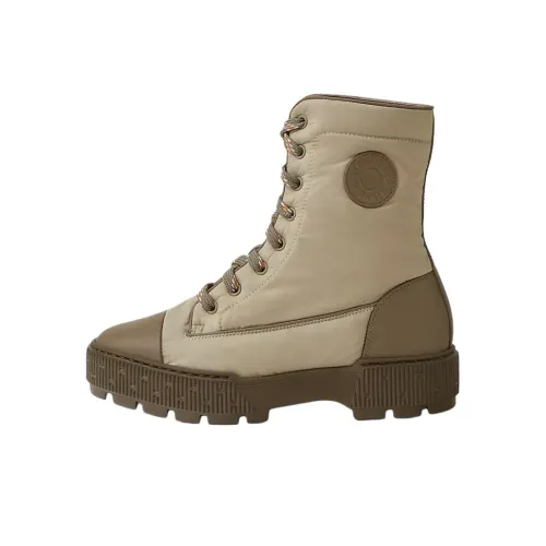 HERMES Свежие ботильоны 4CM женские льняная ткань