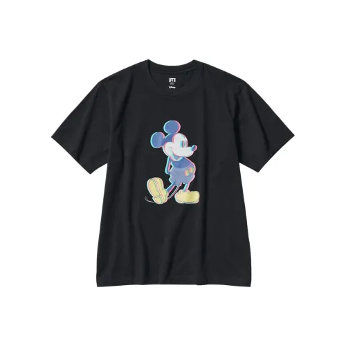 UNIQLO Черная унисекс футболка