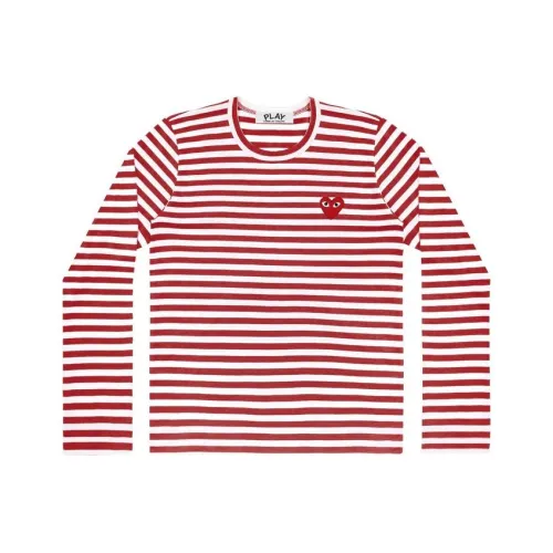 CDG Play T-Shirt Унисекс Красный Белый