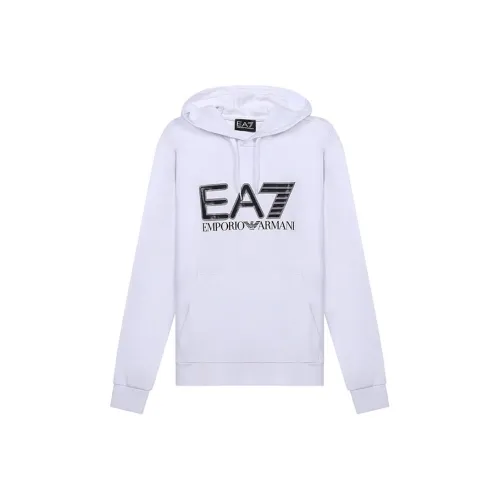 EMPORIO ARMANI EA7 Толстовка Мужской Белый