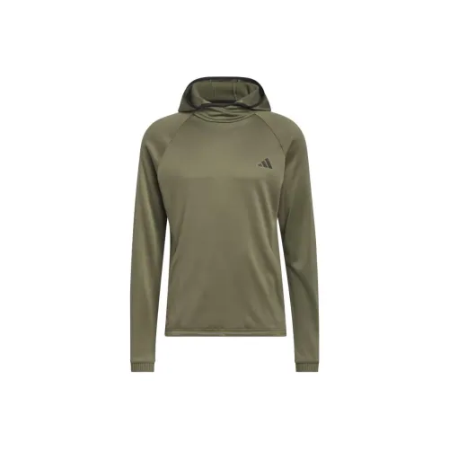 Adidas Cold.Rdy Collection Оливково-зеленый Мужской Свитшот