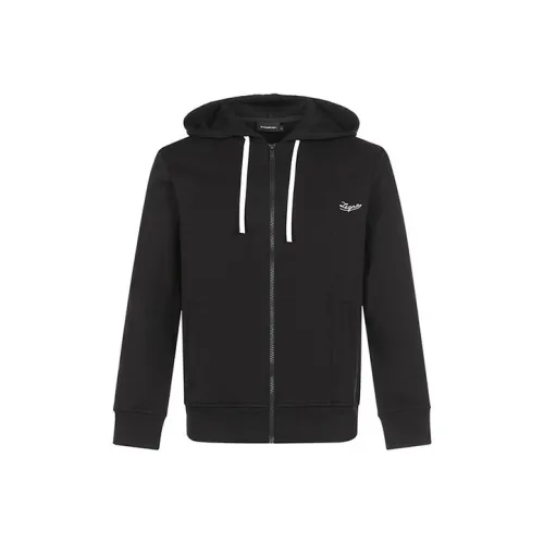 Ermenegildo Zegna Черные Мужские Толстовки