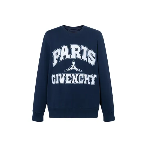 GIVENCHY SS23 Свитшот Мужской Морской Синий