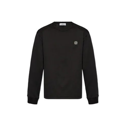 Stone Island Черные Мужские T-Рубашки