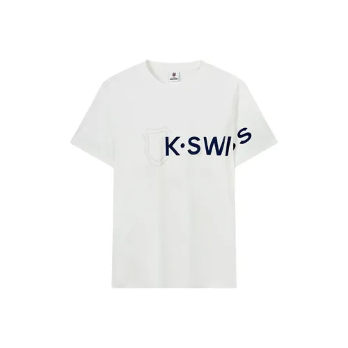 KSWISS T-Shirt Мужской Белый эвриалы