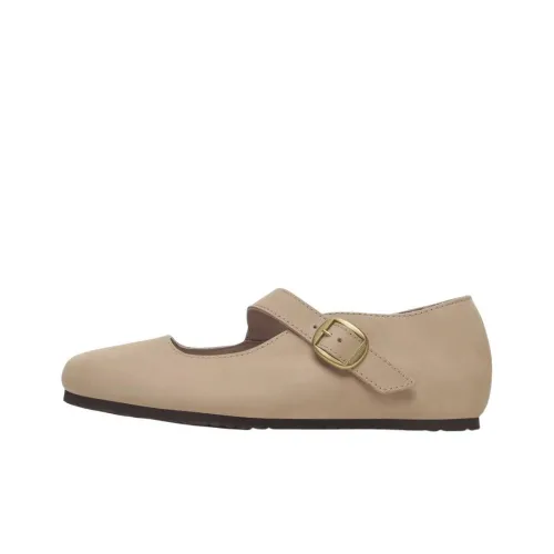 Birkenstock Tracy Планшет Mary Jane Женские Хаки Стандартный Свободный крой