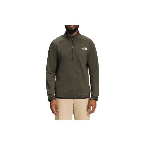 THE NORTH FACE Серый Зеленый Мужской Свитшот