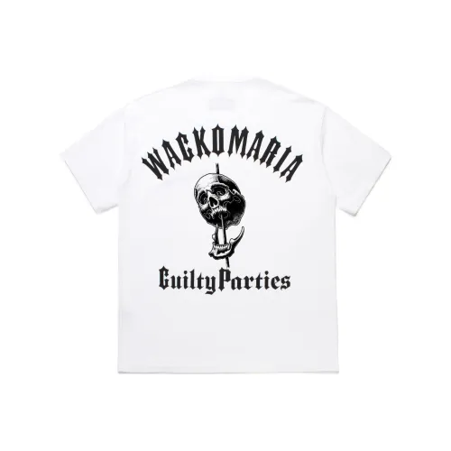 WACKO MARIA 56 Tattoo Studio Collaboration T-Shirt Унисекс Белый
