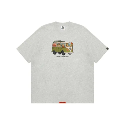 AAPE Серый WH2 Мужская T-Рубашка