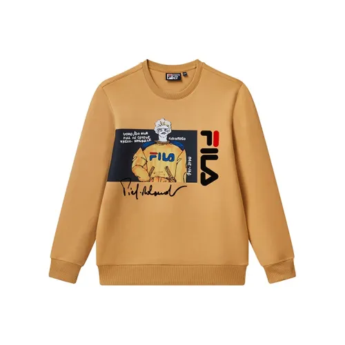 FILA Песочный Желтый Мужские Толстовки