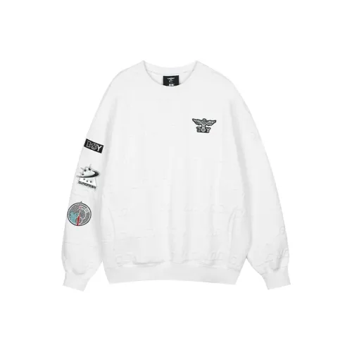 BOY LONDON Белый Унисекс Свитшоты