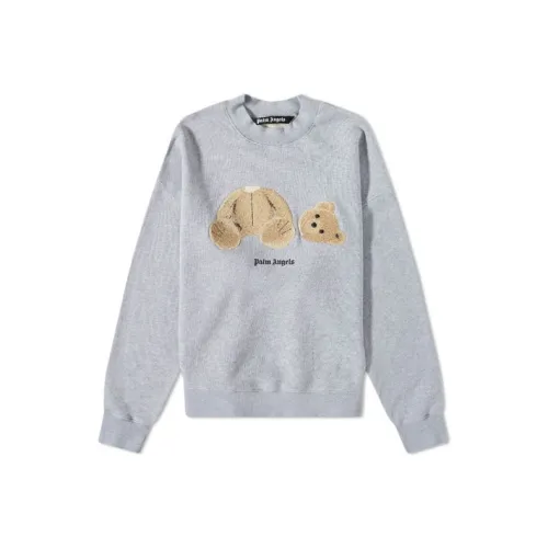 PALM ANGELS Серый Мужской Свитшот