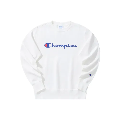Champion White Unisex Свитшоты