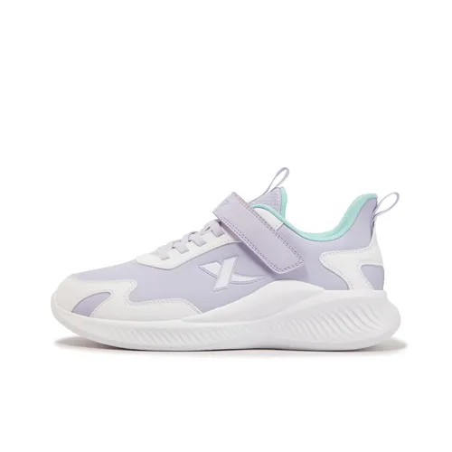 XTEP Устойчивые к истиранию низкие детские беговые кроссовки фиолетового цвета