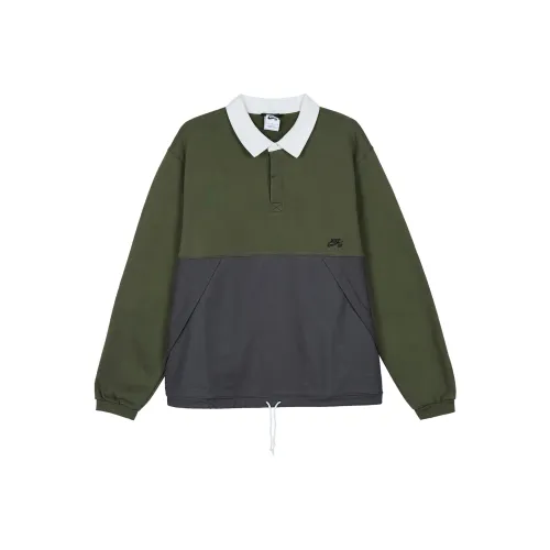 Свитшот Nike унисекс хаки зеленый