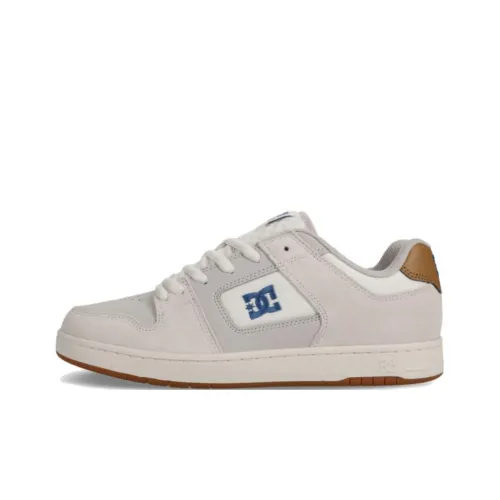 DC Shoes Manteca Устойчивые к истиранию низкие кеды для скейтбординга Мужские Белые