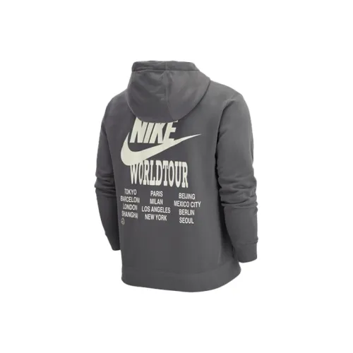 NIKE Железно-серый Унисекс Свитшоты