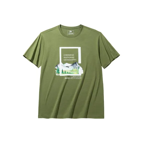 ANTA x National Geographic Outdoor Collection Рубашка Мужская Snail Бирюзовый Зеленый