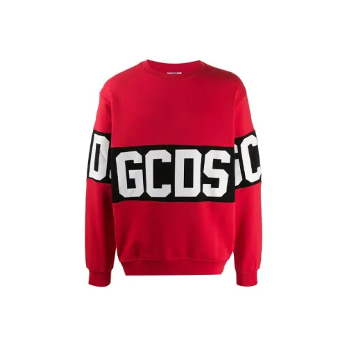 GCDS Red Men's Sweatshirts GCDS Красный Мужские Толстовки