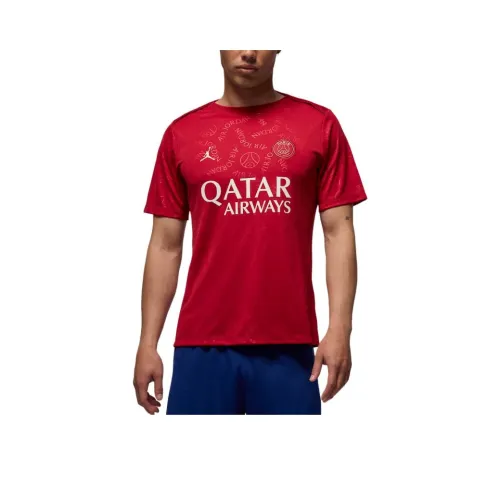 Jordan Apparel Red Men's T-Shirts Jordan Apparel Красные Мужские Футболки