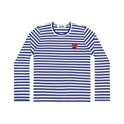 CDG Play T-Shirt Унисекс Морской Синий