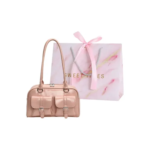 Parker Bear Bowling Bag Shoulder Bag Women's Multicolor Parker Bear Боулинг Сумка Плечевая Сумка Женская Многоцветная