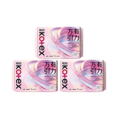 Котекс Универсальный Гравитация Гигиенические прокладки Очень тонкие Без протеканий 280 мм