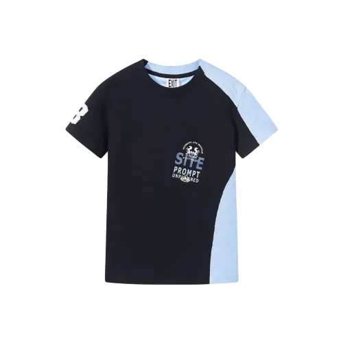 BLINDNOPLAN T Рубашка Унисекс Черный и Синий