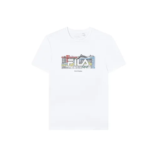 Fila Heritage Стандартный Белый Мужская Футболка