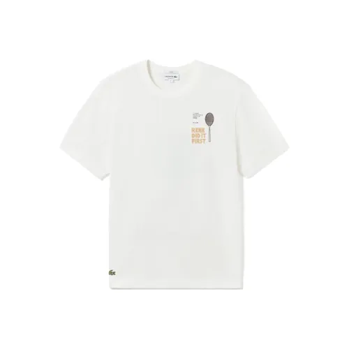 LACOSTE Экрю Унисекс T Рубашки
