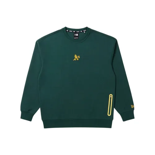 New Era Темно-зеленый Унисекс Свитшоты