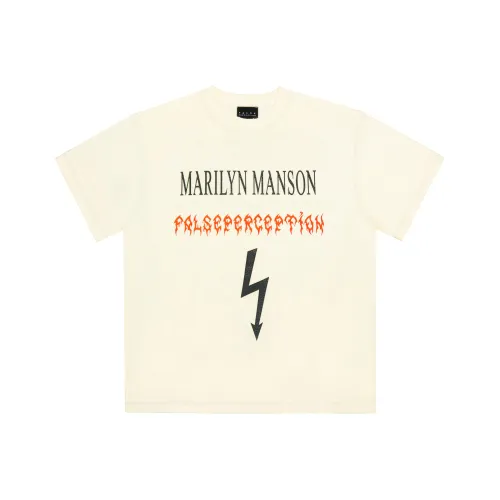 False Perception T-Shirt Унисекс Потертый Белый