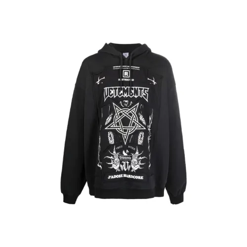Vetements Черный Унисекс Свитшоты