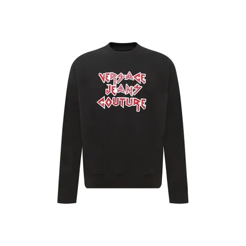 VERSACE JEANS Мужские черные свитшоты