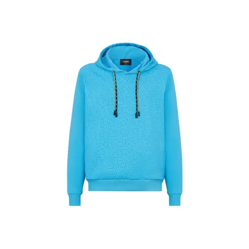 FENDI Светло-синие мужские свитшоты