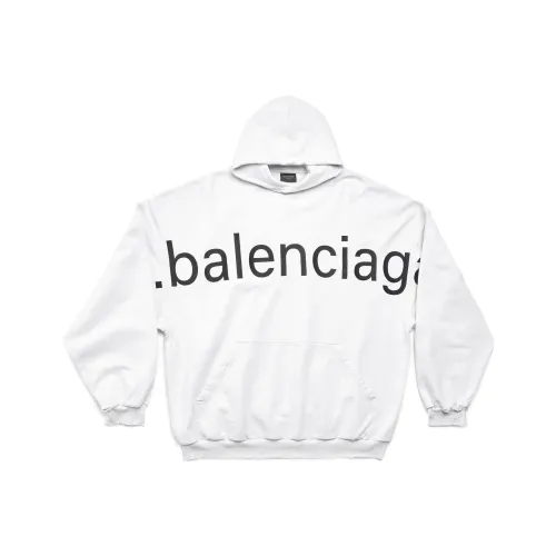 Balenciaga SS23 Свитшот Свободного кроя Унисекс Белый