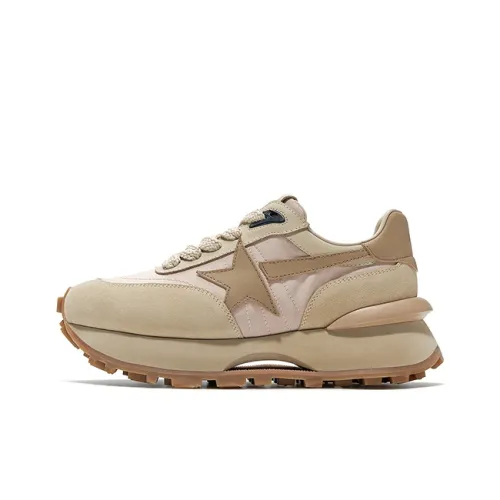 HR Low Топ Толстая подошва Кроссовки Женские Абрикос