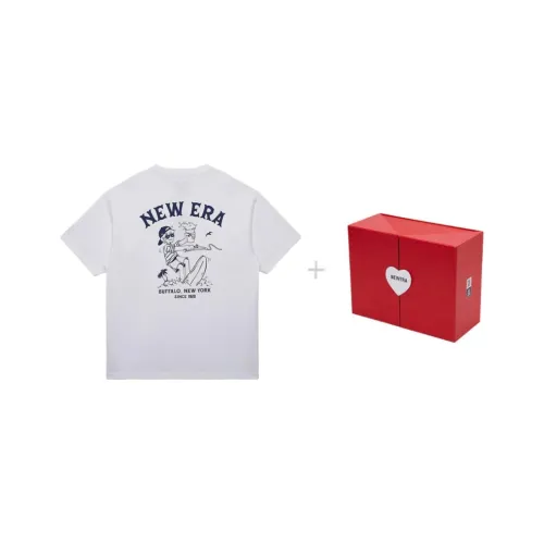 New Era Короткий рукав T-рубашки белый унисекс