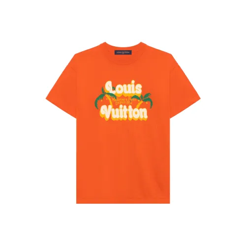 LOUIS VUITTON SS24 T Рубашка Мужская Оранжевая