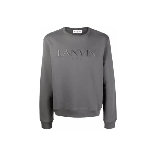 Lanvin FW21 Свитшот Мужской Серый